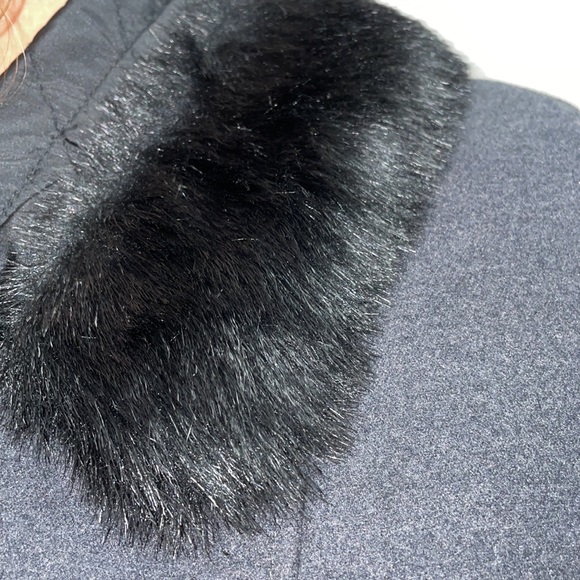 Nuage | Ladies 1X US WOOL DARK GREY Coat - Picture 4 of 7